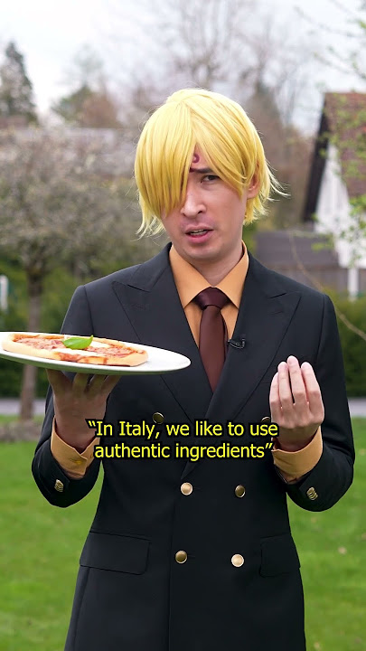 Sanji makes Pizza #anime #onepiece #sanji #highschooldxd #akeno #rias