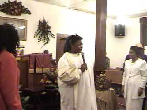 Pastor Alice Davis at True Vine in Fitzgerald Geor...