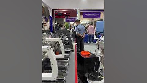 New modular type Gen 5 autoamtic folder gluer at China exhibition