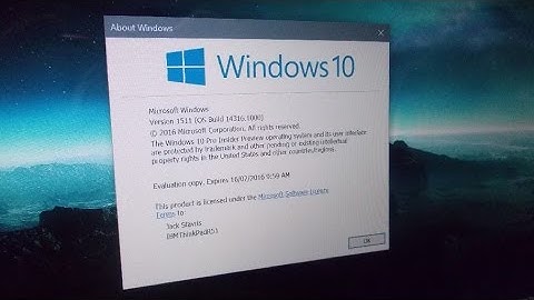 Windows 10 Insider Preview (Build 14316) Tour