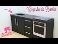 COMO FAZER ARMÁRIO COM PIA E COOKTOP PARA COZINHA DA BARBIE