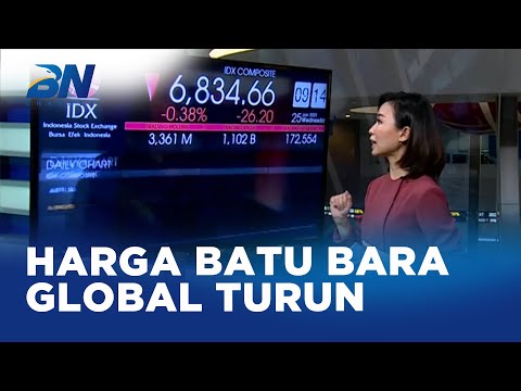 Harga Batu Bara Global Turun, IHSG Dibuka Melemah di Level 6.833