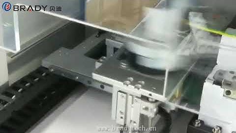 Automatic screw tightening robot with camera to lock the screws on smartphone. Model: SC-170II-C