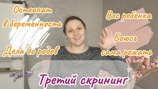 ТРЕТИЙ СКРИНИНГ| Вес малыша на 33й неделе| Остеопат для беременных| Предвестники