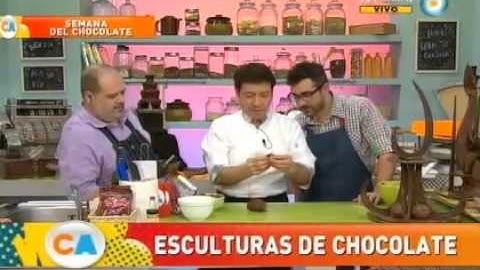 Esculturas de chocolate