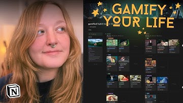 Gamified Habit Tracker in Notion ✸ How My Template Helps You Build Habits with Joy (ADHD-Friendly)
