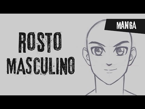 Como desenhar mangá - Rosto masculino - Disciplina - Arte