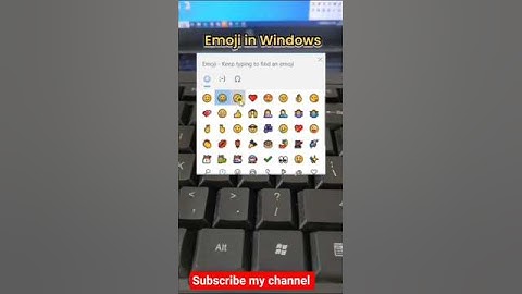 Windows Trick | Emojis 😍 Shortcut Key #windows #windows10 #pc #laptop #computer #tech #viral #reels