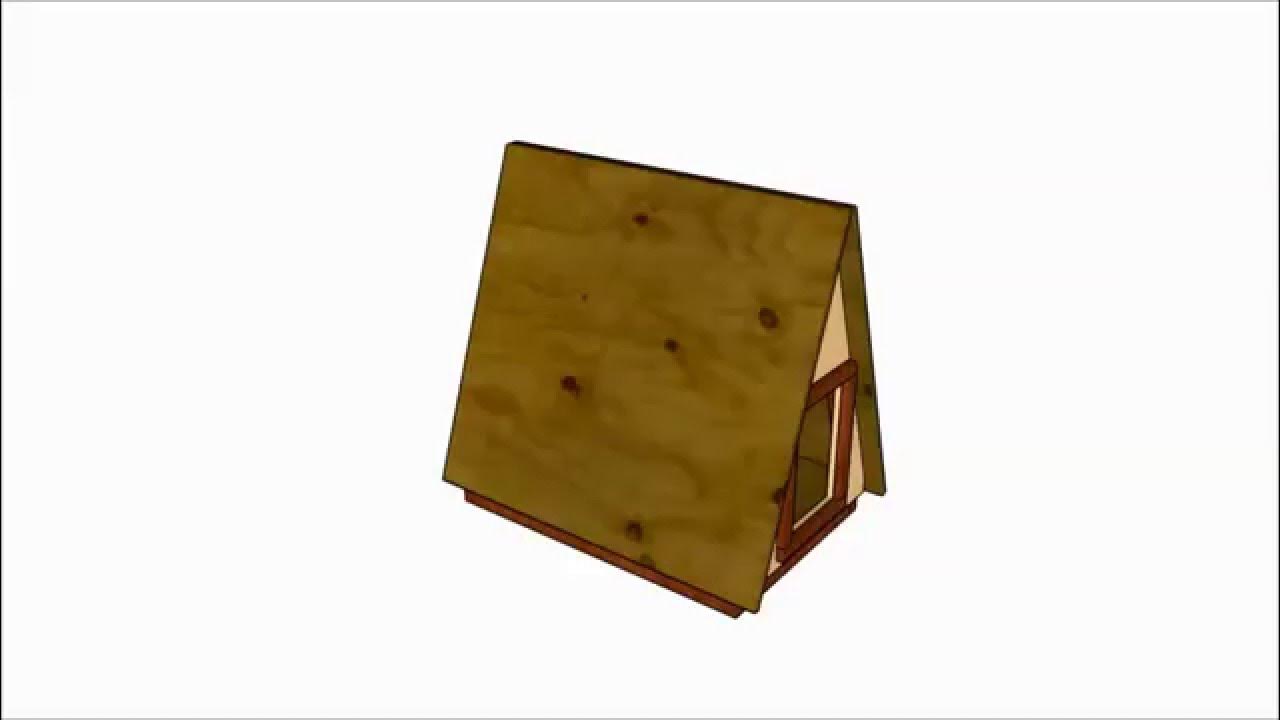 A frame Dog House Plans YouTube