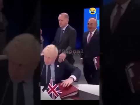 Ukraine War 🇺🇦 Erdogan won't stop mocking Johnson !! #shorts