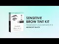 Midnight Black Sensitive Brow Tint Kit