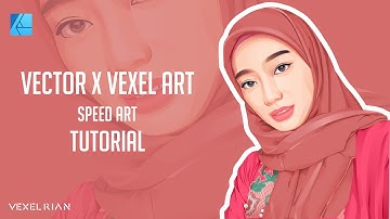 How to Make Vector x Vexel Art in Affinity Designer | Timelapse / Speed Art / Free File Download