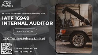 Comprehensive Iatf 16949 Internal Auditor Cdg Training Private Limited Get Course Link Below