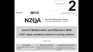 2024 NCEA Level 2 Statistics AS91267 | Probability Exam Walkthrough + Worked Answers