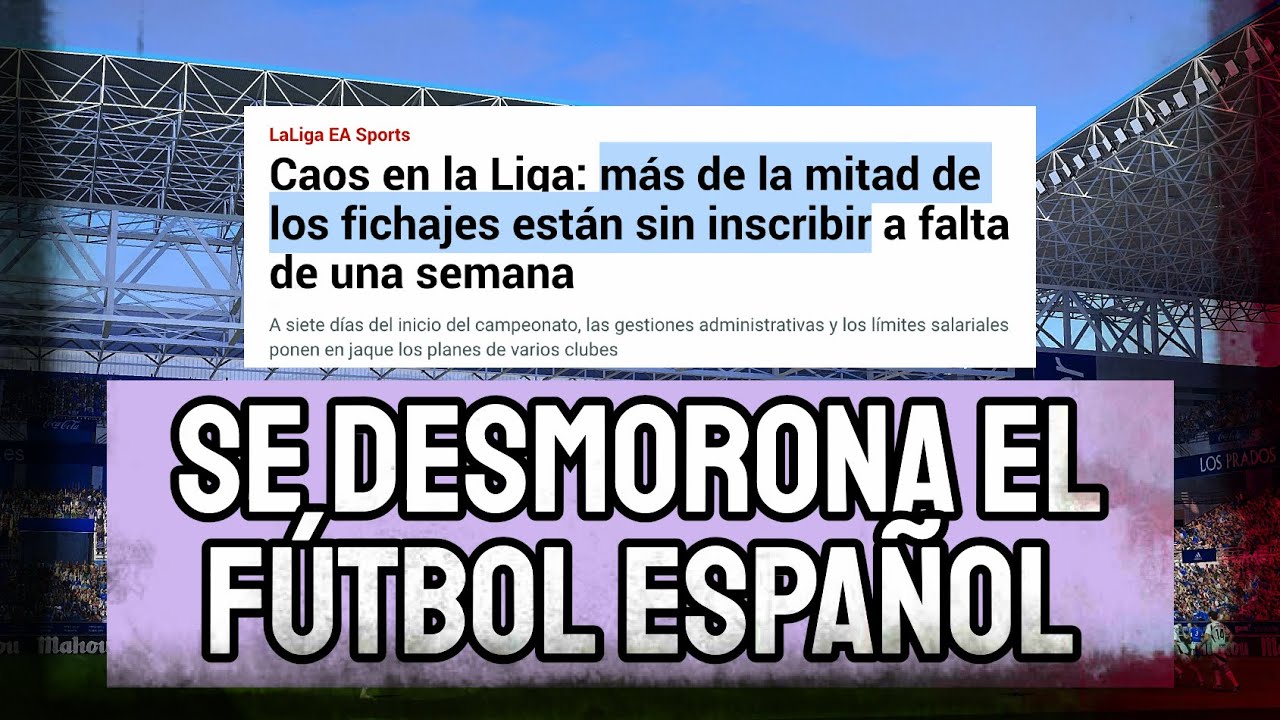 CAOS EN LA LIGA: DRAMA DE LAS INSCRIPCIONES ASFIXIA A LOS CLUBES | MÁS DE 50 JUGADORES SIN INSCRIBIR
