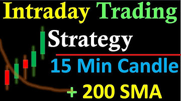 Intraday Trading Strategy   15 Minute Candle + 200 SMA