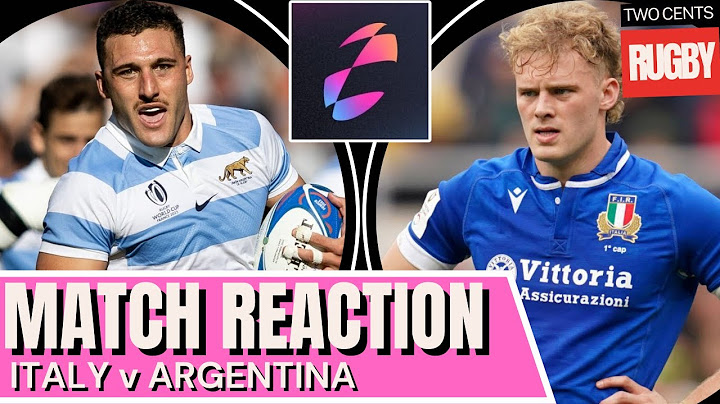 Italy v Argentina Reaction | Autumn Nations Series Rugby | 2024