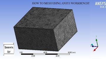 Tutorial over Meshing in ANSYS Workbench I ANSYS Basic Tutorials Verschillende Mesh toepassen op ...