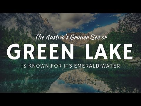 Video: Unique Green Lake: underwater world in the middle of Austria