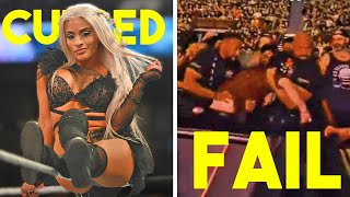 WWE King/Queen Tourney Is CURSED...UFC vs WWE...Fan Jumps Rail Instant Regret...Wrestling News