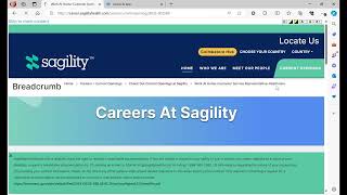 Sagility is hiring now! Interviewing and hiring process on the spot after doing application!