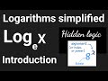 Basic concept of logarithms  binary logarithms  bcom wbaas wbcs