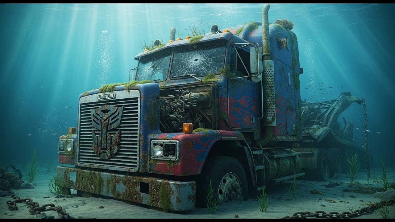 Rise of a Legend Salvaging & Restoring Optimus Prime from the Ocean Floor