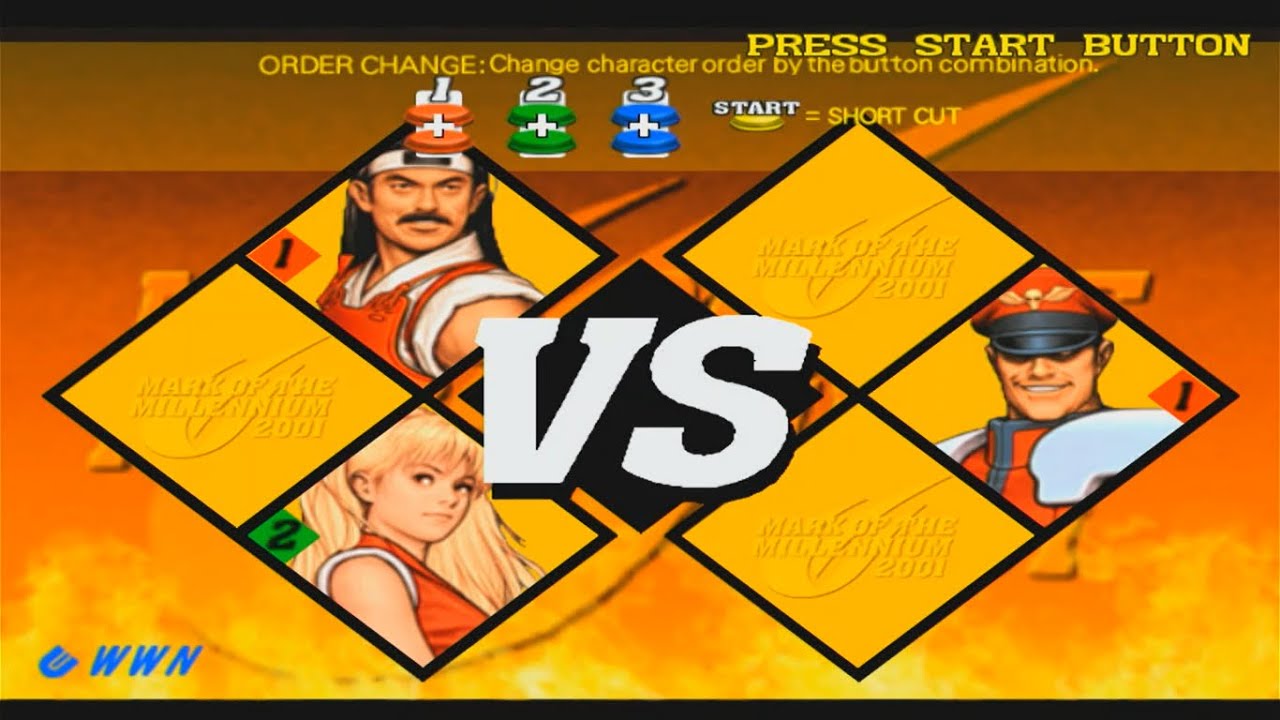 Capcom VS SNK 2 Todo and Maki arcade mode