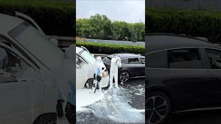 The Most Bizarre Car Crash Paint Disaster! 🚘🎨🤯 #shorts #accident