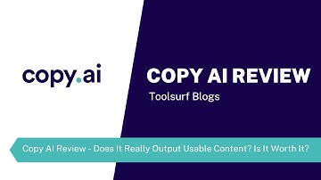 Copy AI Review - Does It Really Output Usable Content? Is It Worth It?