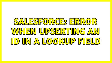 Salesforce: Error when upserting an ID in a lookup field