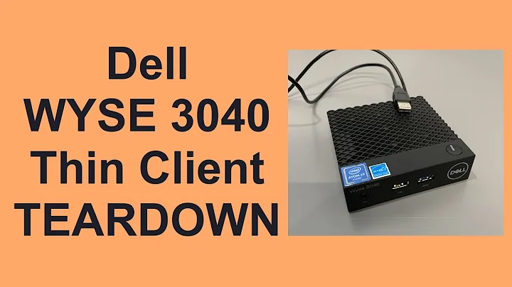 Dell Wyse 3040 Thin Client | Power Mod, Teardown, ...
