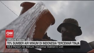70% Sumber Air Minum di Indonesia Tercemar Tinja