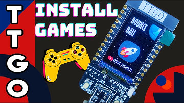 Bounce Ball Game In LILYGO® TTGO T Display ESP32 With Source Code & Projects