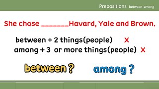 Prepositions Between Among I English Grammar