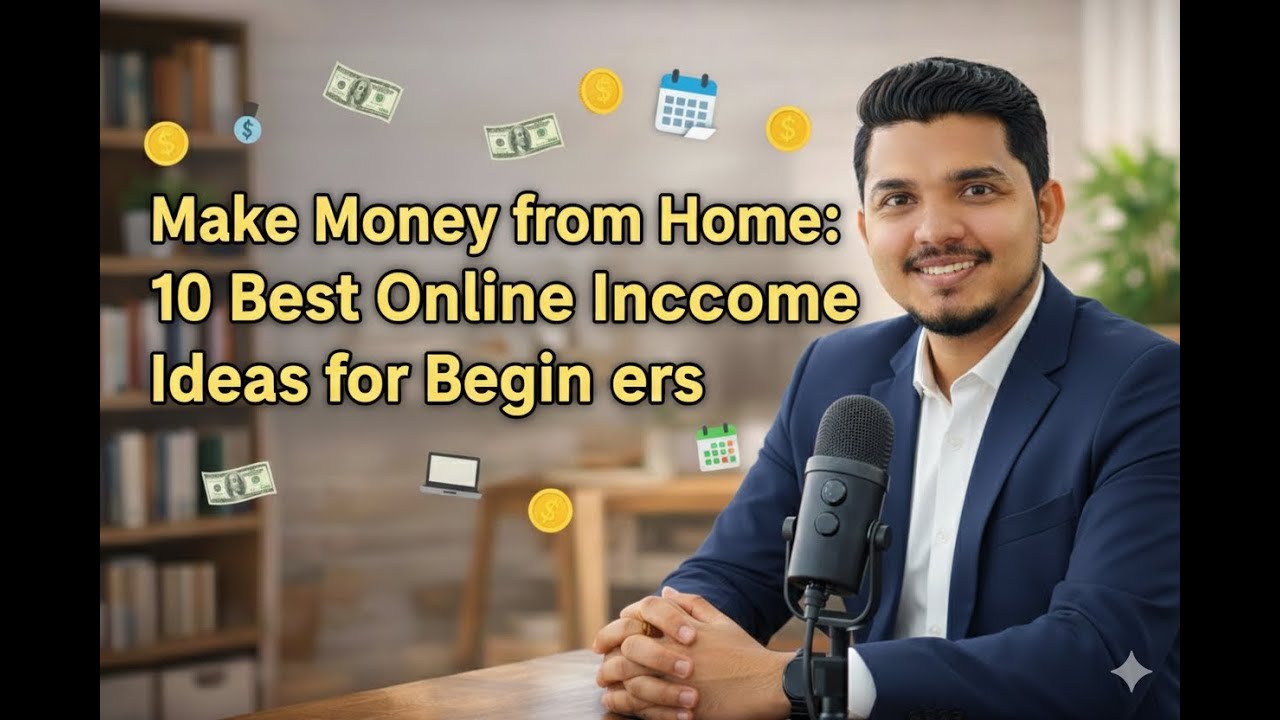 Make Money from Home: 10 Best Online Income Ideas for Beginners - YouTube