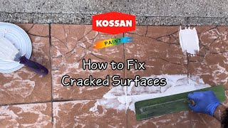 How to Fix Cracked Surface with Epoxy Filler | Kossan Paint screenshot 5