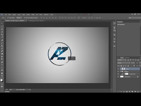 How to make youtube channel logo designs in photoshop full tutorial