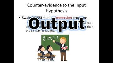 Output in SLA (Second Language Acquisition)
