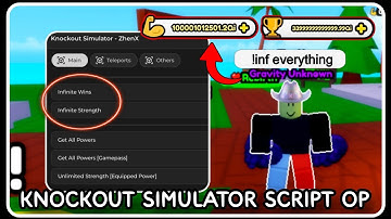 [ NEW ] Knockout Simulator Script - ROBLOX SCRIPTS - FREE Gamepass, Infinite Everything