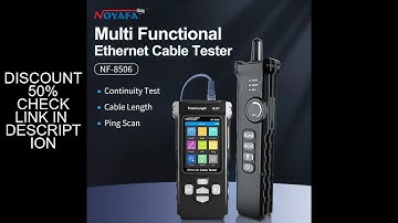 NOYAFA NF-8506 Network Cable Tester Supports PING test/IP scan/network port speed Multifunction Cabl