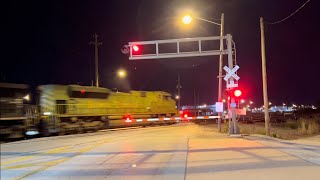 Norfolk Southern 1072 leads intermodal