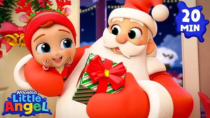 Who's At The Door?! 🚪 Christmas Song! 🎅 | Little Angel Kids Songs & Nursery Rhymes