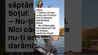 💐 Promisiunea unui soț iubitor #bancuri #glume #umor #haz #ras #amuzant #romania #pentrutine