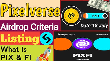 Pixelverse listing on bitget | PixelTap new update | Pixelverse airdrop eligibility, PIXFI dashboard