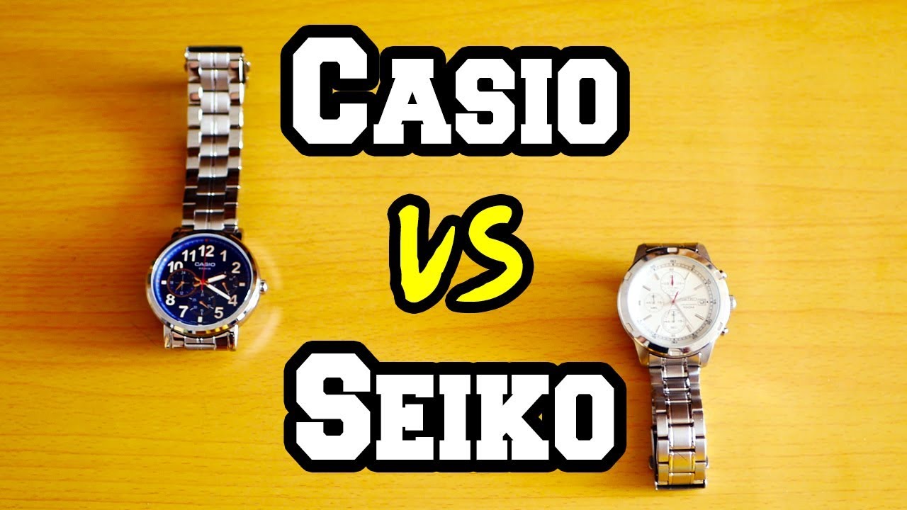 Casio vs Seiko | Which is Better ? - YouTube