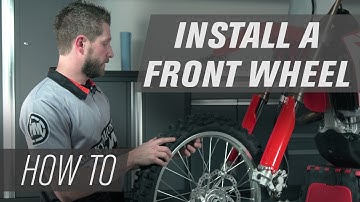 How To Install a Front Wheel on a Dirt Bike