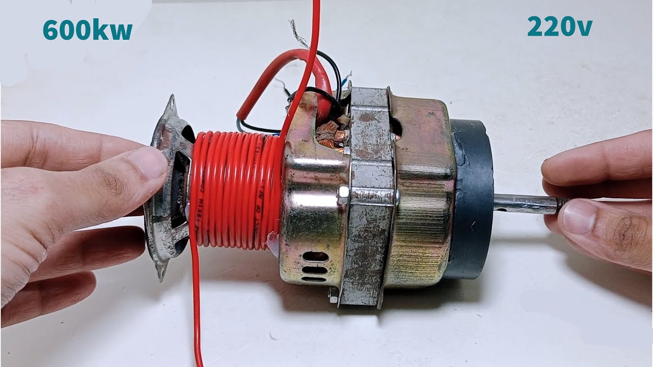 How to Make Free Energy Generator 220v 600kw Most Power Generator - YouTube