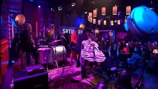 Batmobile live on Dutch TV 15 2 2014