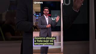 Governo divulga ‘lista suja’ de empregadores